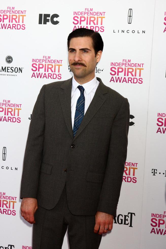 LOS ANGELES, FEB 23 -  Jason Schwartzman attends the 2013 Film Independent Spirit Awards at the Tent on the Beach on February 23, 2013 in Santa Monica, CA photo