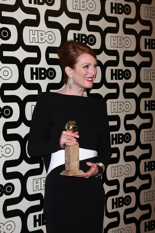 LOS ANGELES, JAN 13 -  Julianne Moore arrives at the 2013 HBO Post Golden Globe Party at Beverly Hilton Hotel on January 13, 2013 in Beverly Hills, CA.. photo