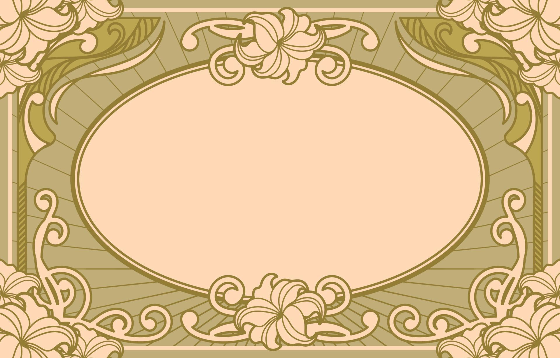 Classic Art Nouveau Background 9235988 Vector Art at Vecteezy