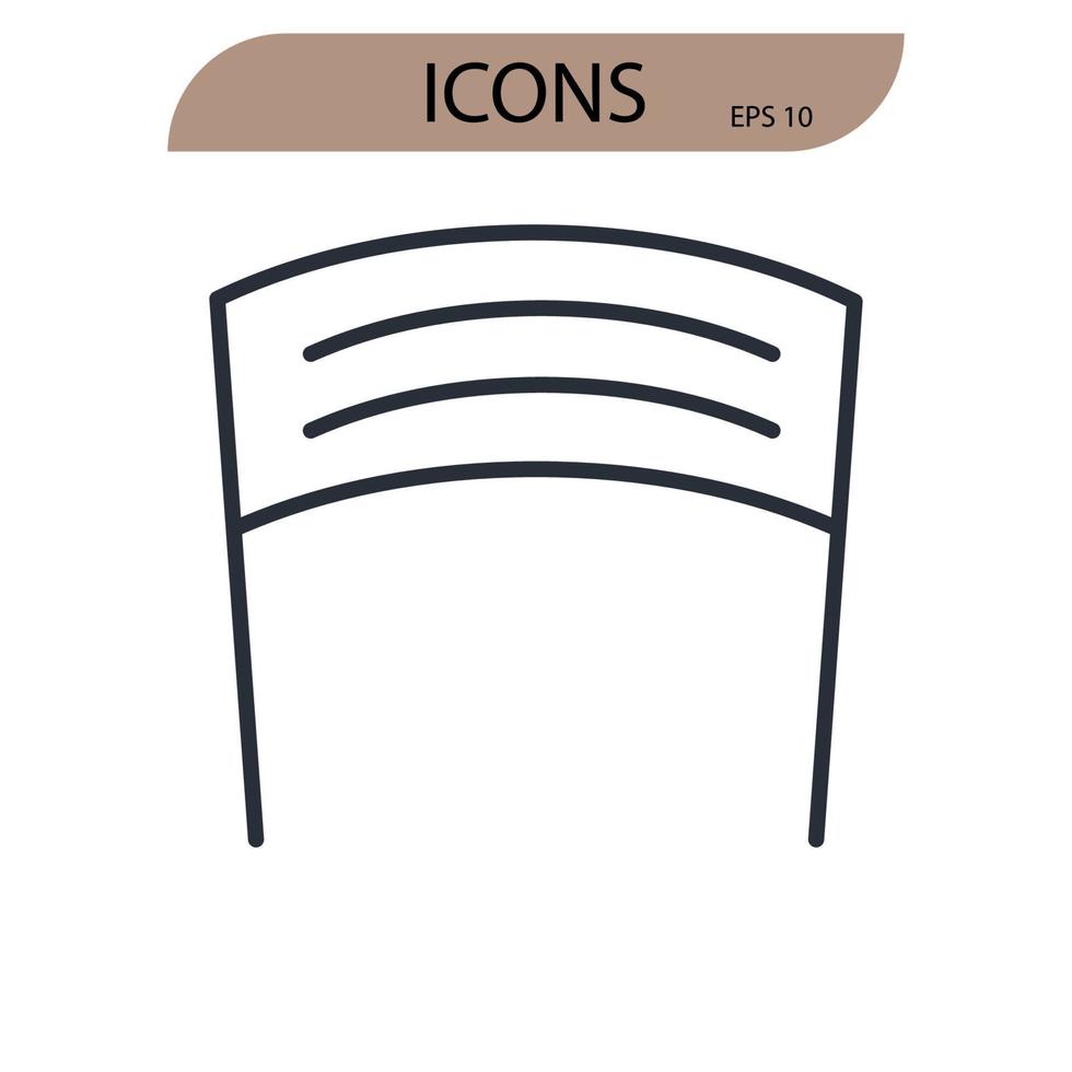 slogan icons symbol vector elements for infographic web