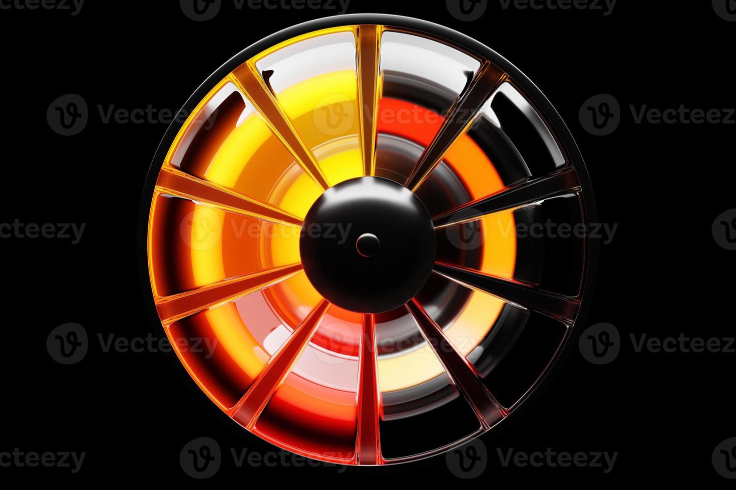 3D Illustration of a readiness display graph with a pointer to the minimum load. Yellow zone photo