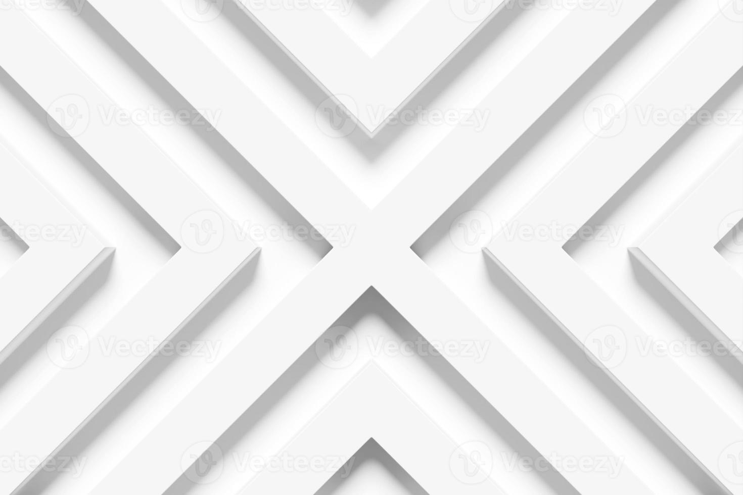 3d illustration of a white  abstract   background with geometric  lines.  Modern graphic texture. Geometric pattern. photo