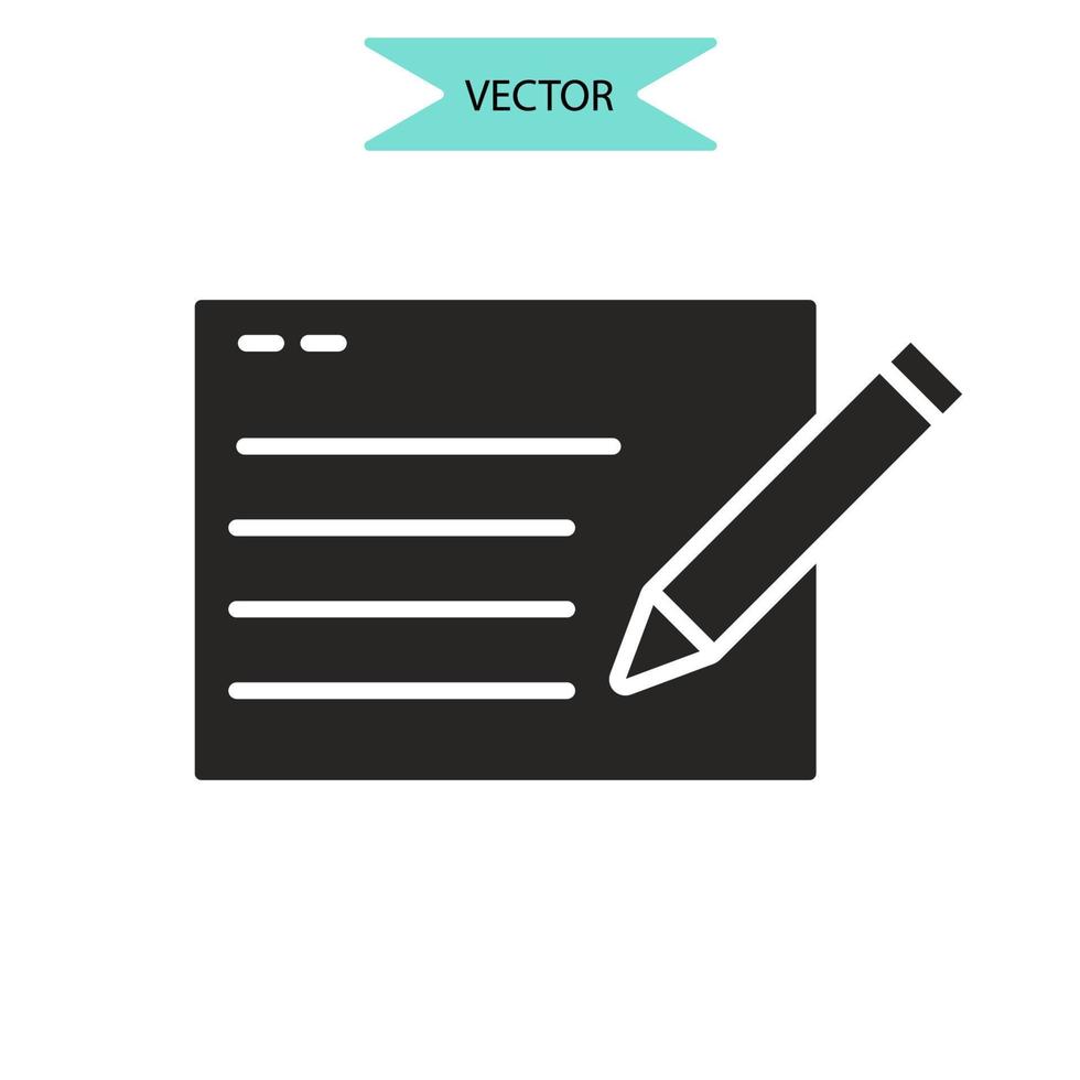 Los iconos del plan de marketing simbolizan los elementos vectoriales para la web infográfica. vector
