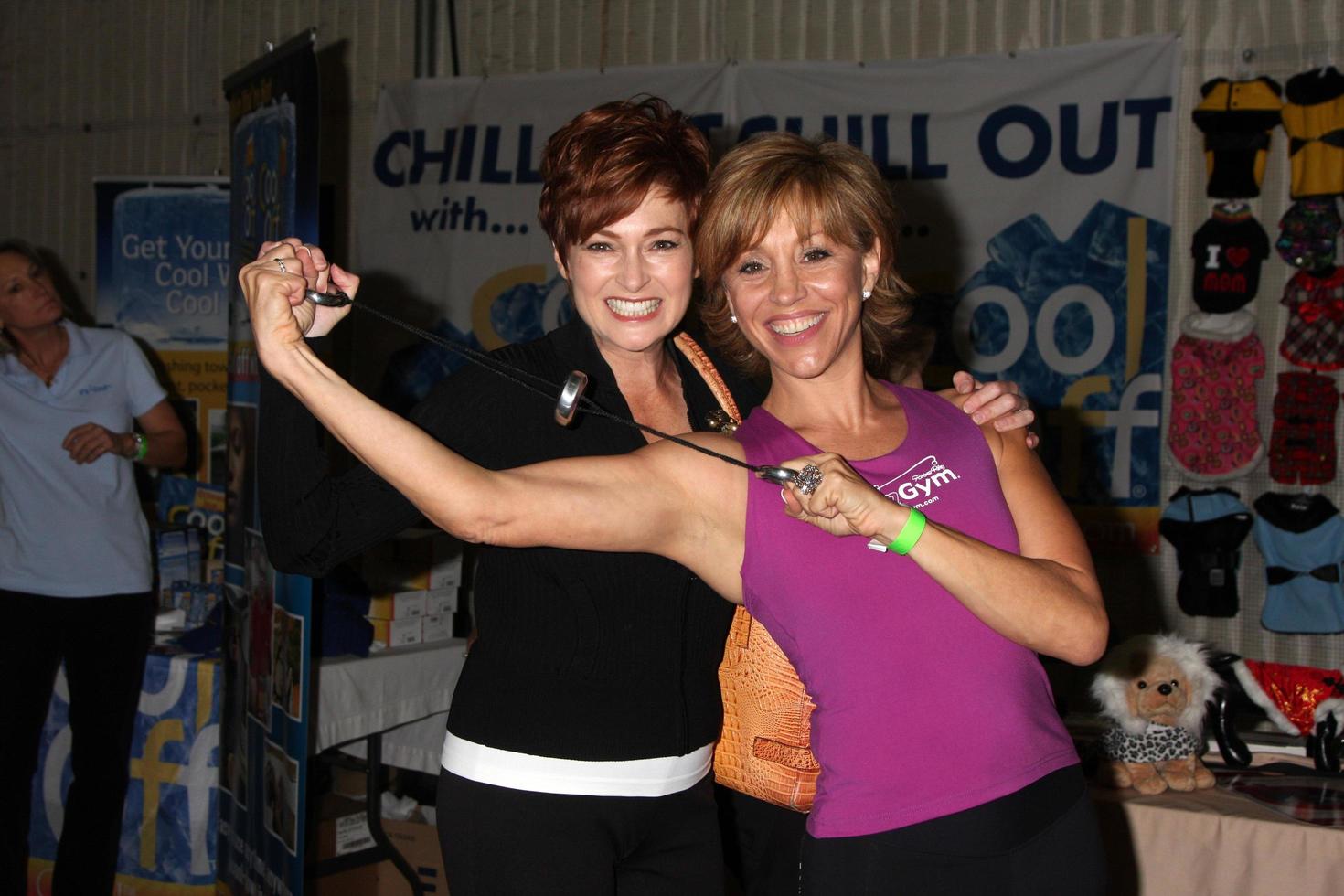 LOS ANGELES, NOV 20 -  Carolyn Hennesy, Forbes Riley at the Connected s Celebrity Gift Suite celebrating the 2010 American Music Awards at Ben Kitay Studios on November 20, 2010 in Los Angeles, CA photo