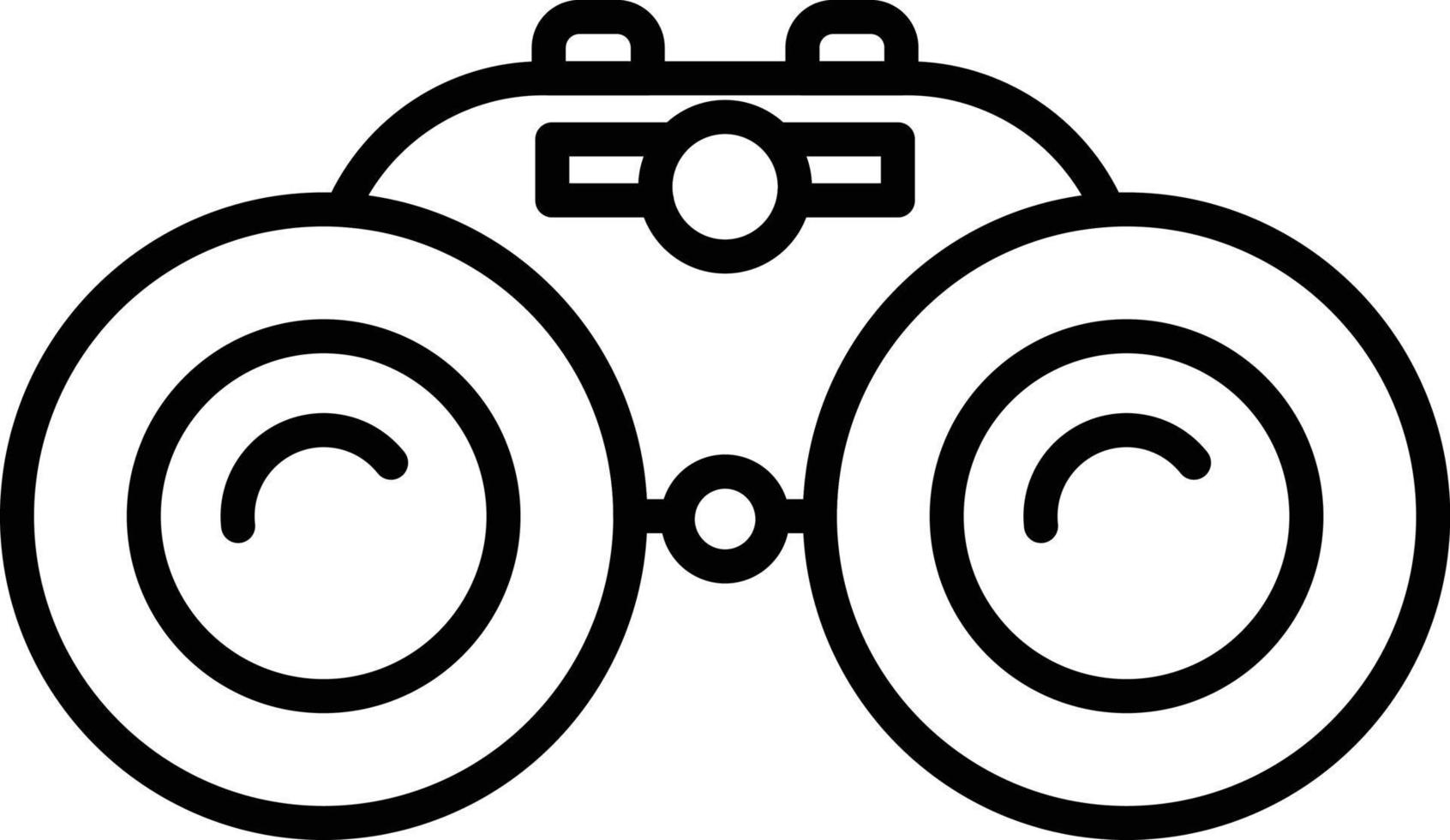 Binocular Outline Icon vector