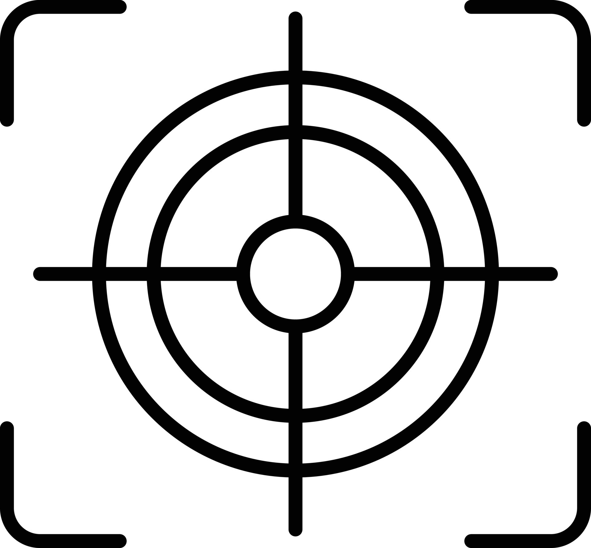 Focus Outline Icon 9238089 Vector Art at Vecteezy