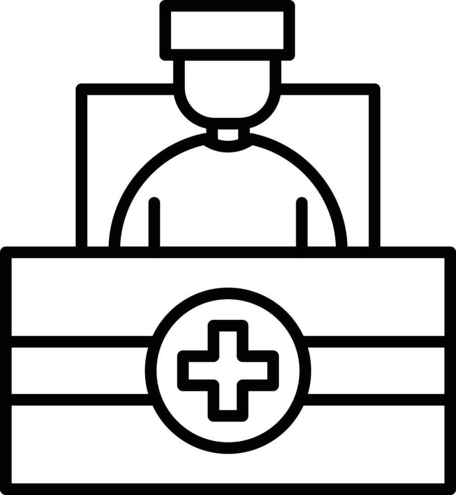 Reception Outline Icon vector