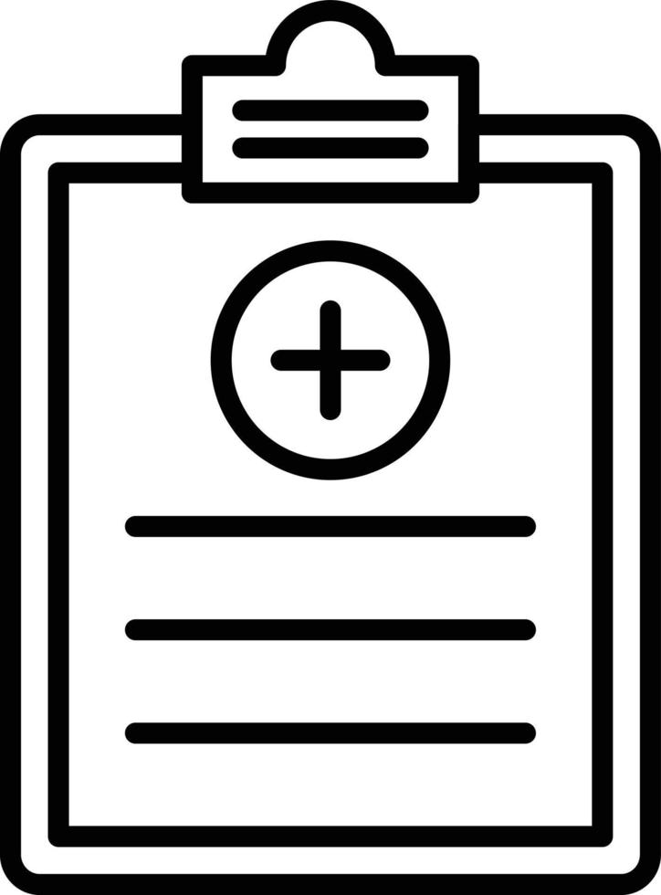 Clipboard Outline Icon vector