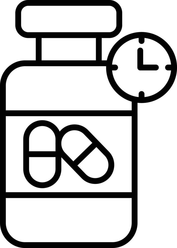 Medicine Outline Icon vector