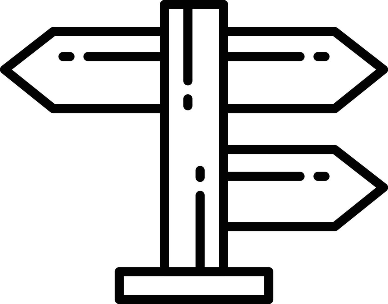 Signaling Outline Icon vector