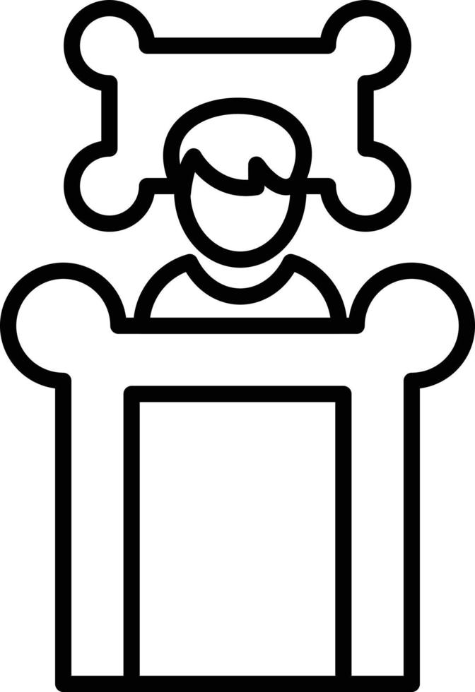 Sleep Outline Icon vector