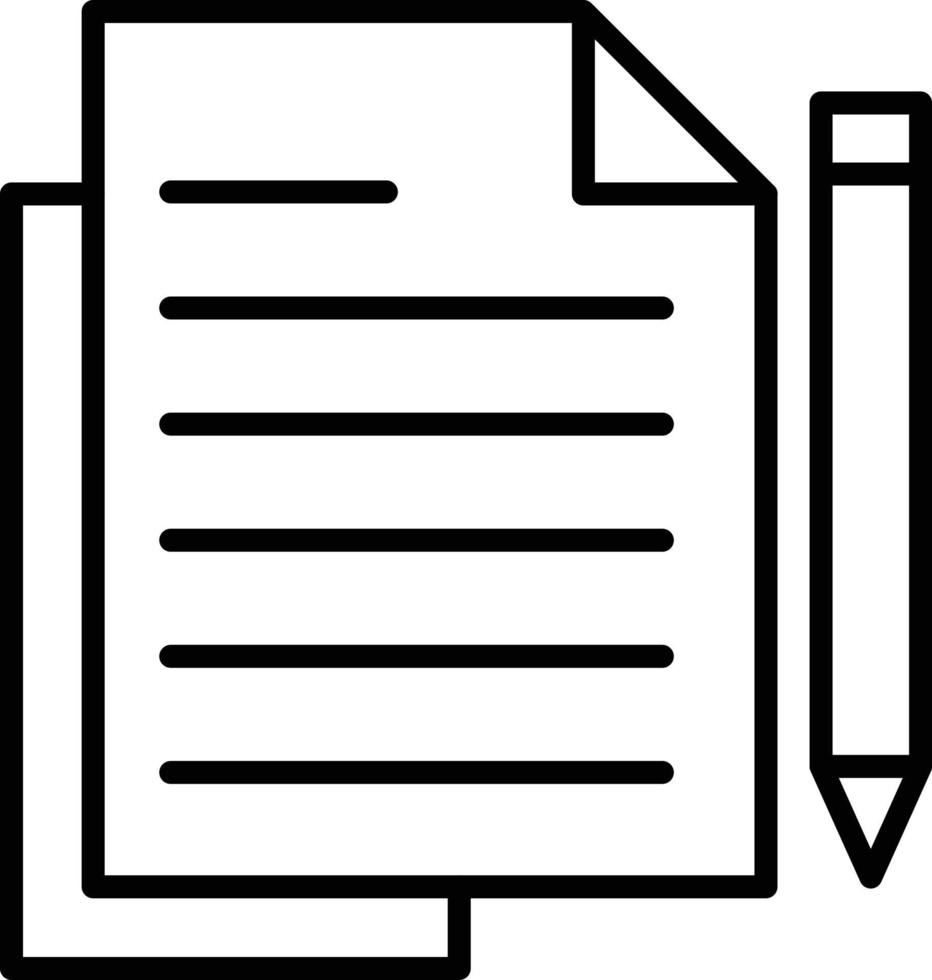 Edit Outline Icon vector