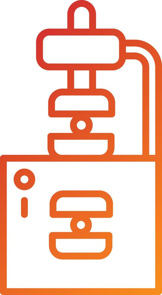 Pressure Machine Icon Style vector