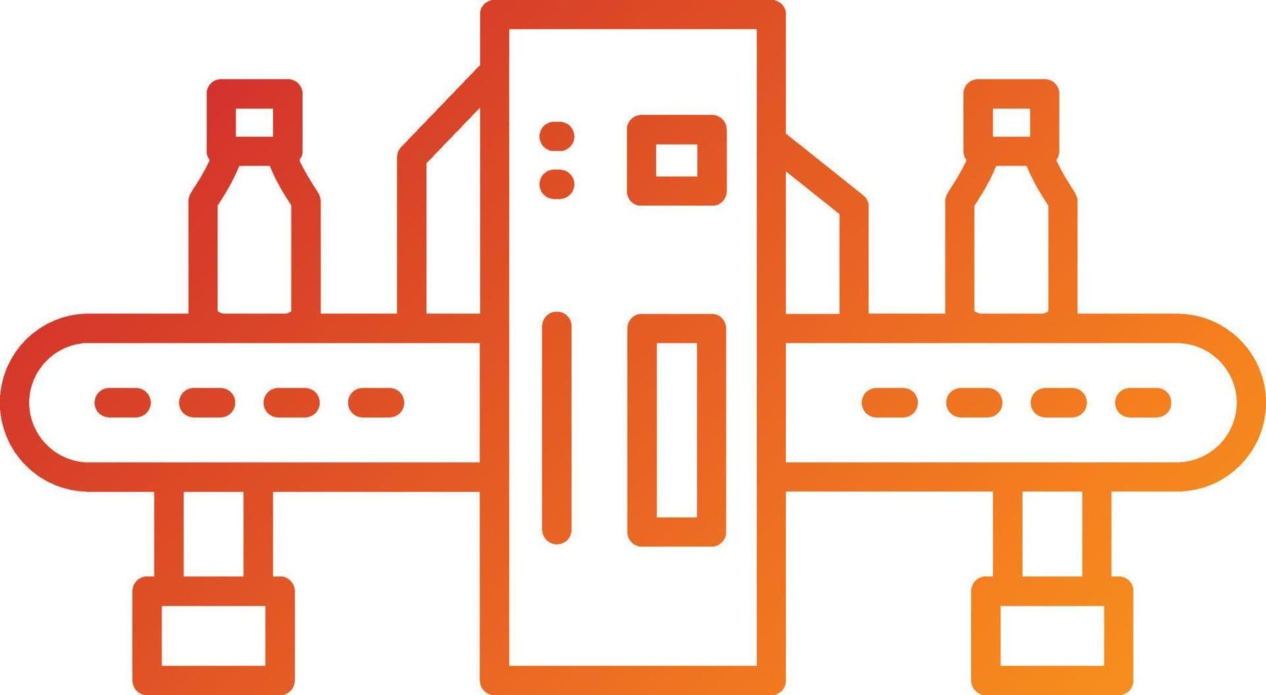 Automatic Conveyor Icon Style vector