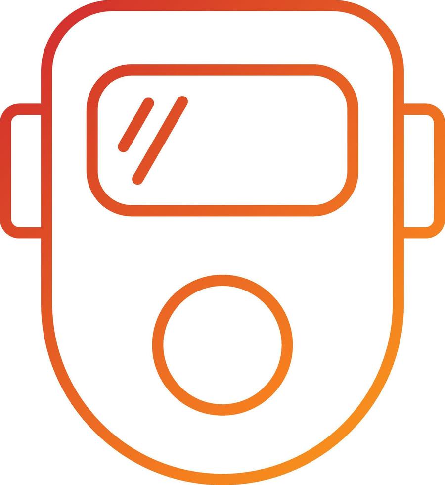 Welding Mask Icon Style vector