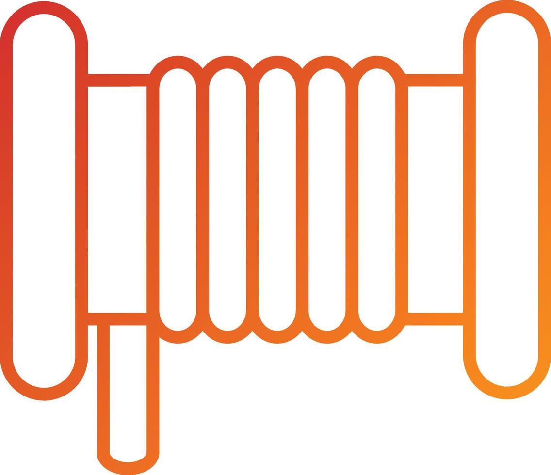 Cable Roll Icon Style vector