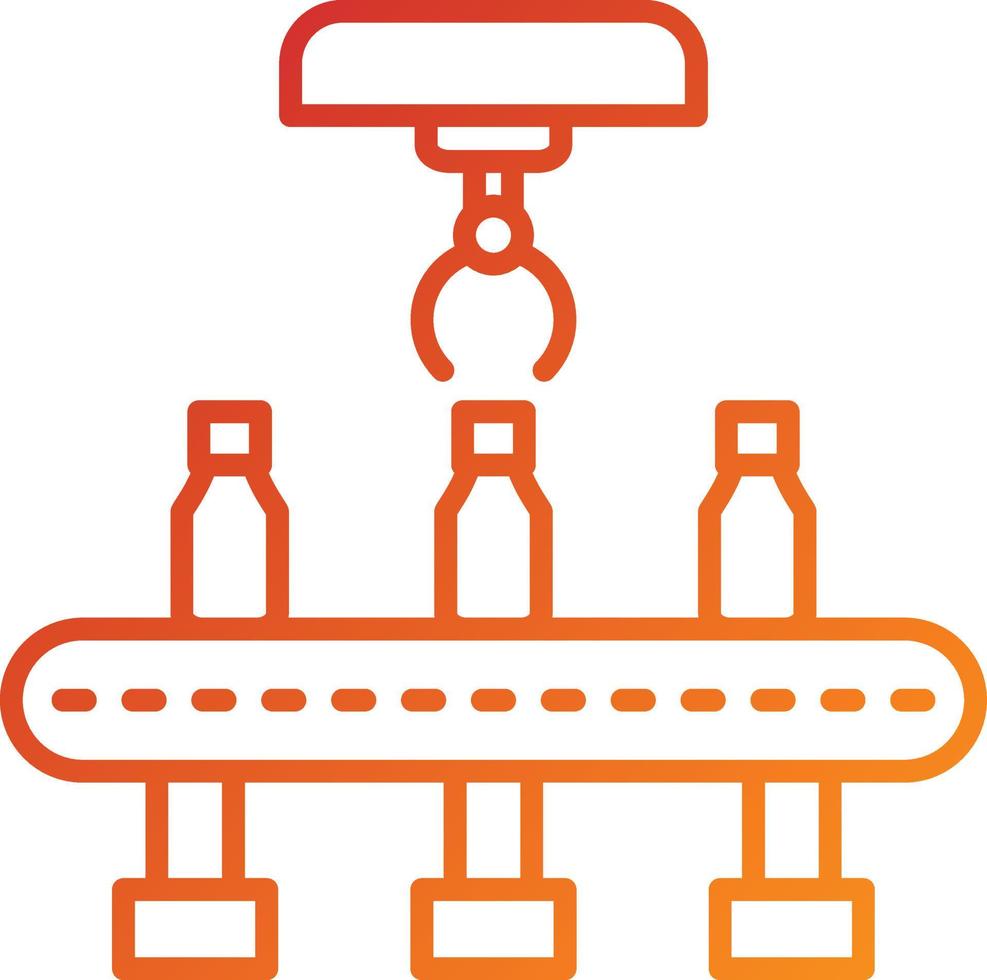 Food Conveyor Icon Style vector