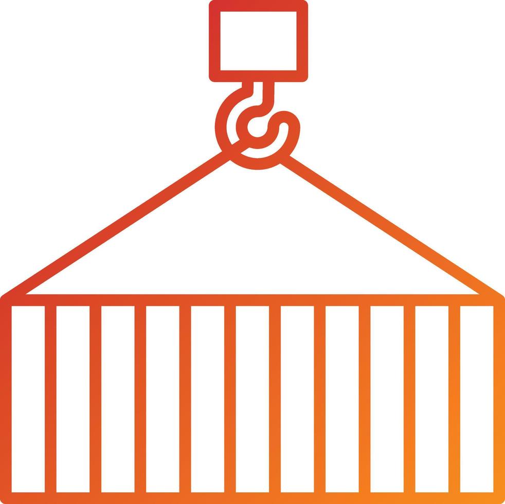 Container Icon Style vector