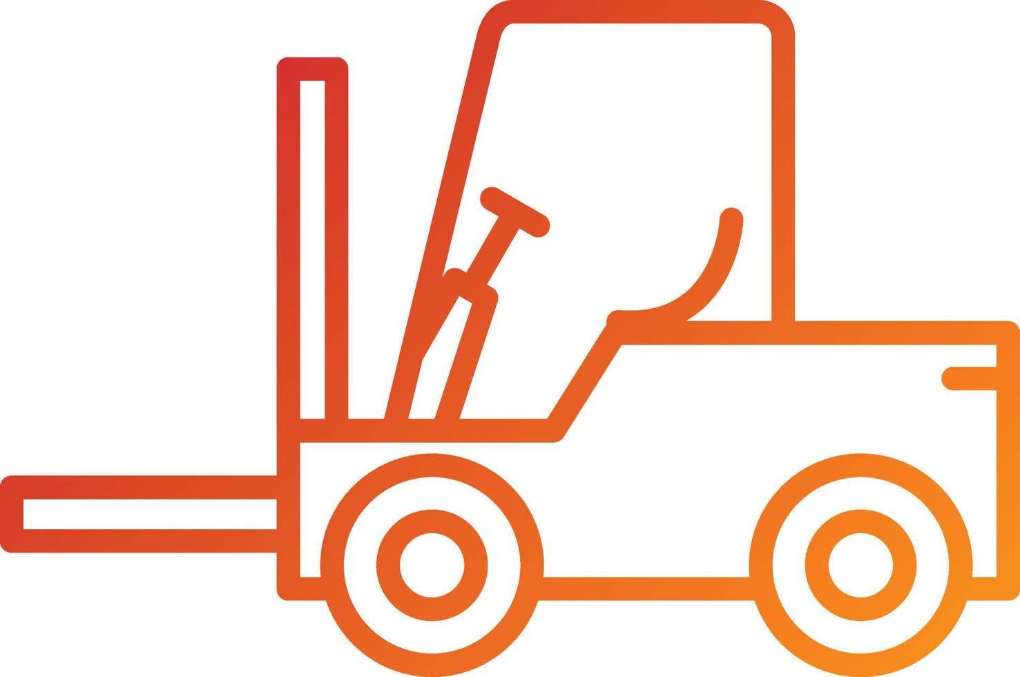 Forklift Icon Style vector