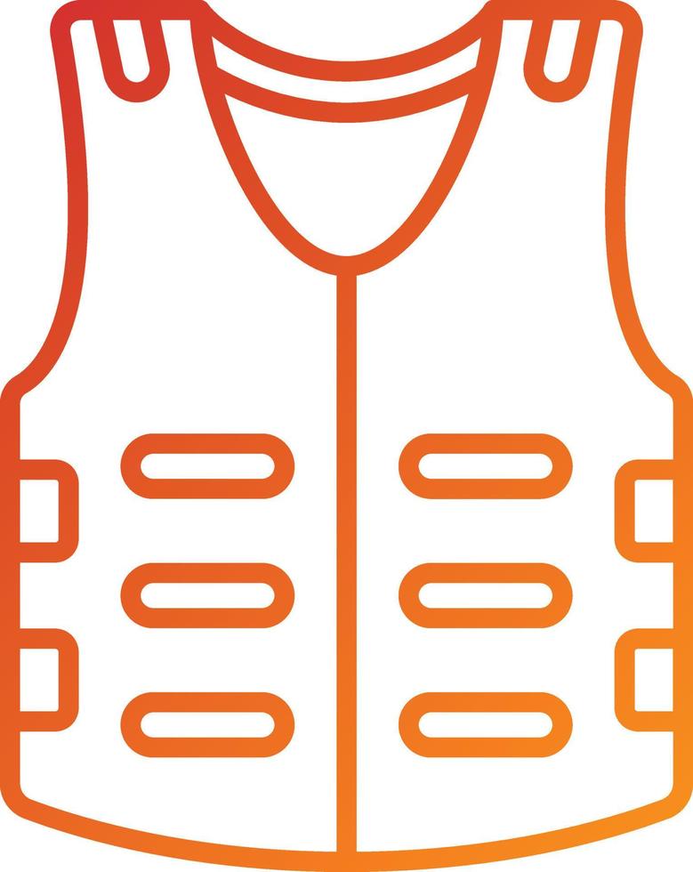 Body Armor Icon Style vector