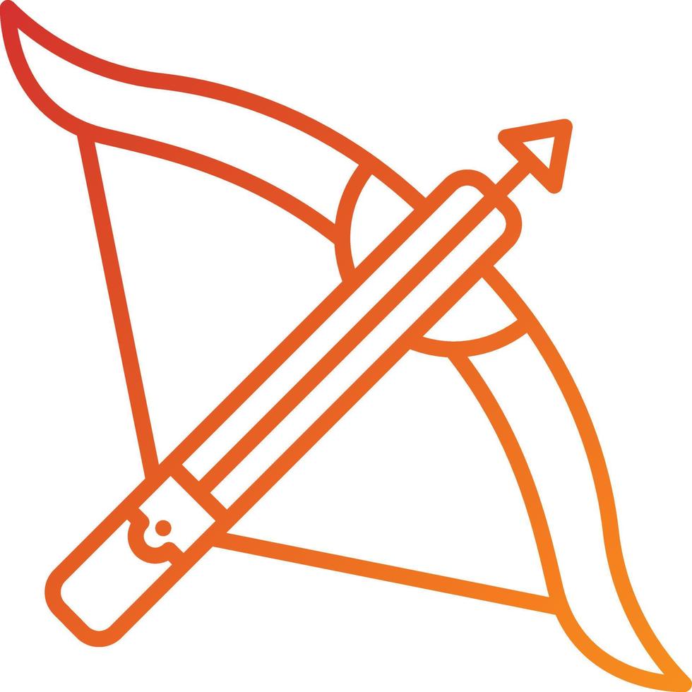 Crossbow Icon Style vector