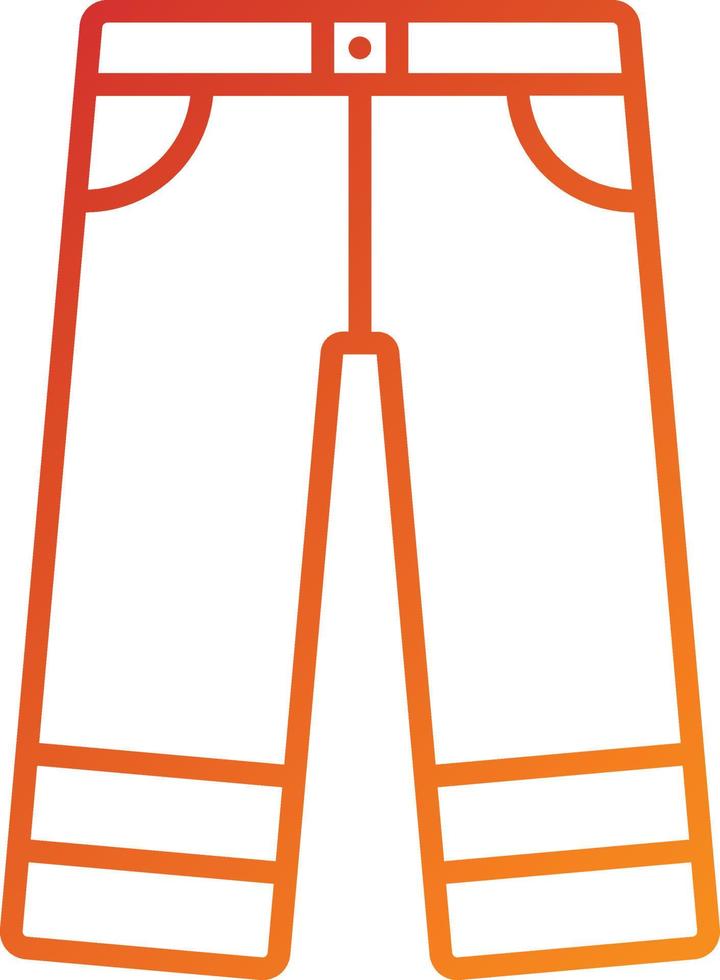 Pants Icon Style vector