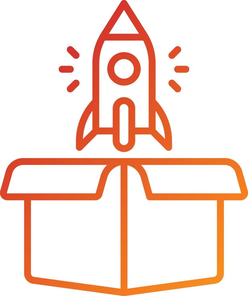 New Product Launch Icon Style vector