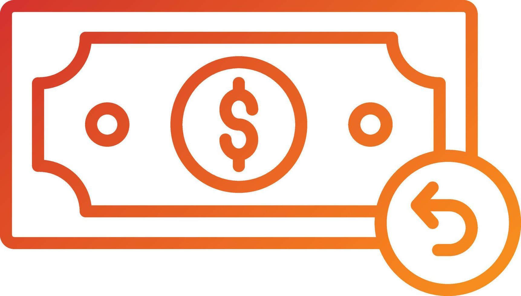 Refund Icon Style vector
