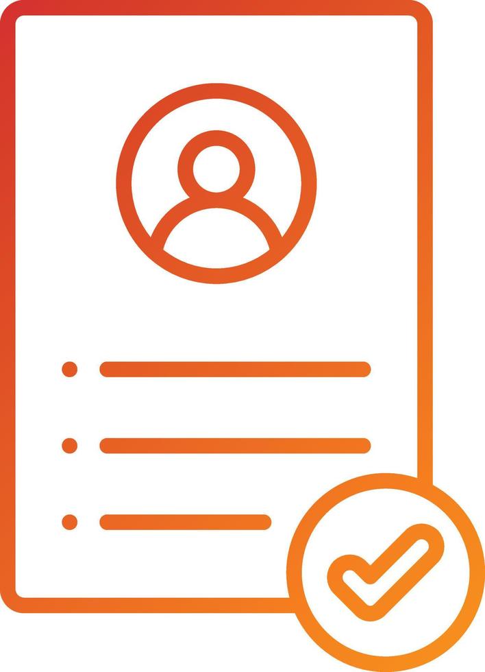 CV Icon Style vector