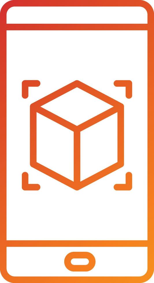 Ar App Icon Style vector