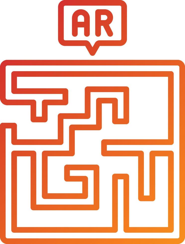 Ar Maze Icon Style vector