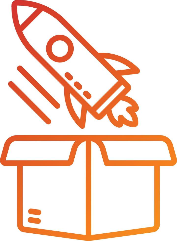 Brand Launch Icon Style vector
