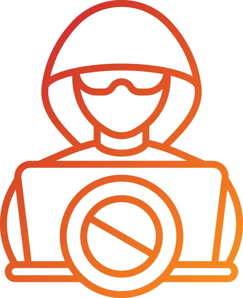 Anti Theft System Icon Style vector
