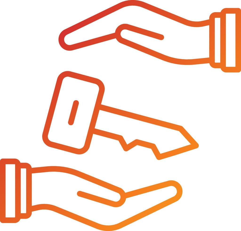 Closed End Lease Icon Style vector