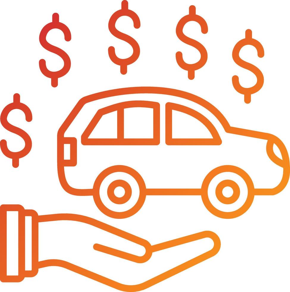 Dealer Holdback Icon Style vector