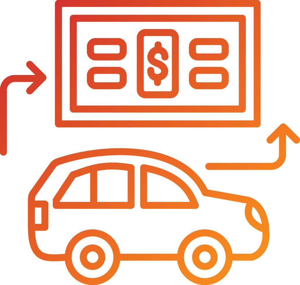 Equity Lease Icon Style vector