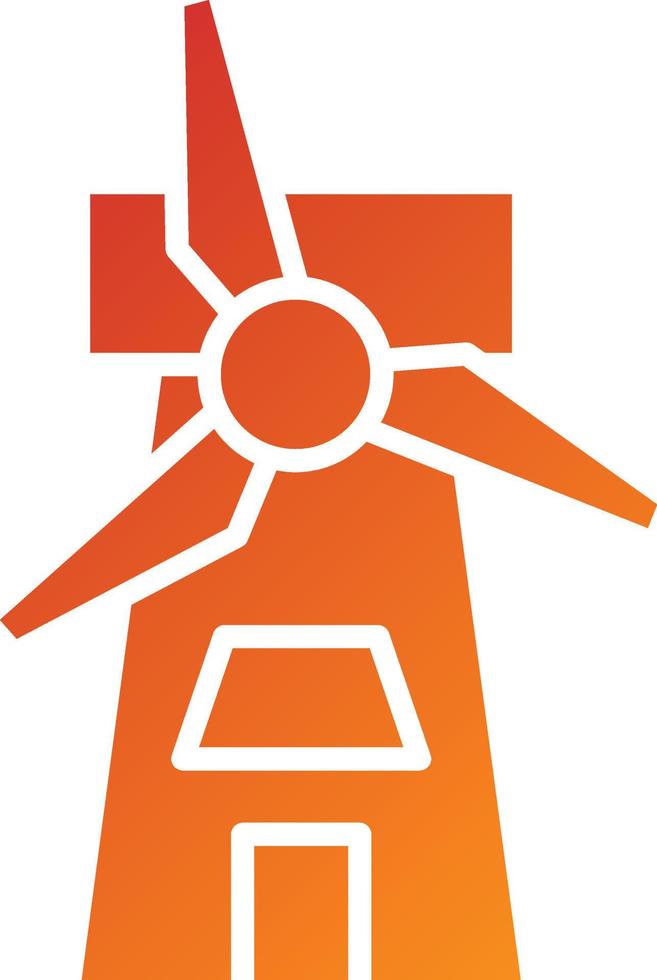 Wind Power Icon Style vector