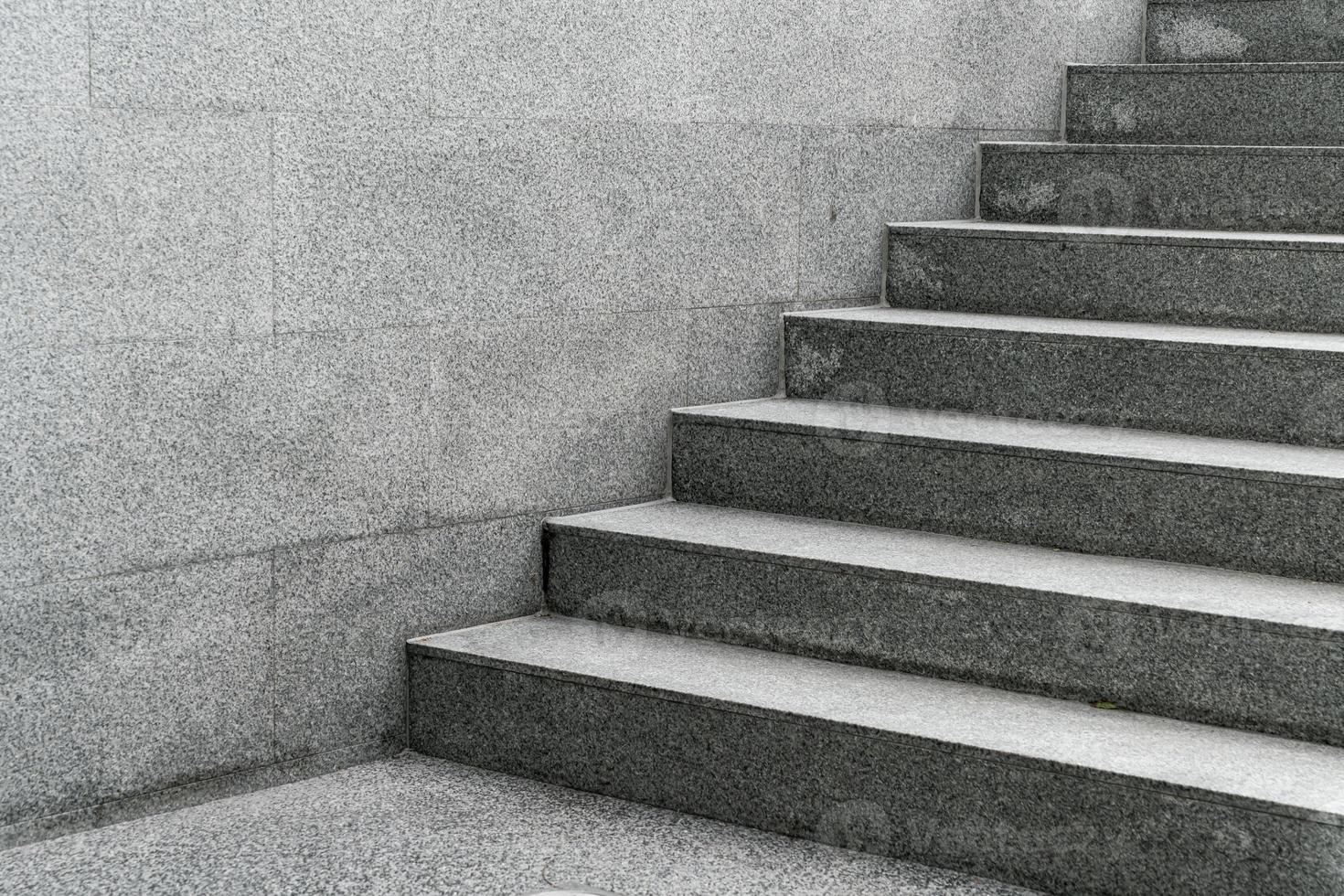 beautiful empty grey stair step photo