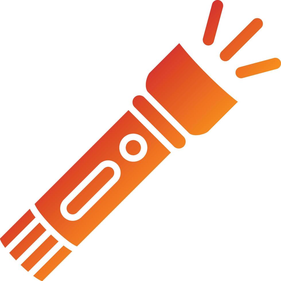 Flashlight Icon Style vector