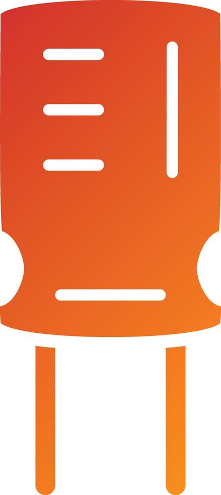 Capacitor Icon Style vector