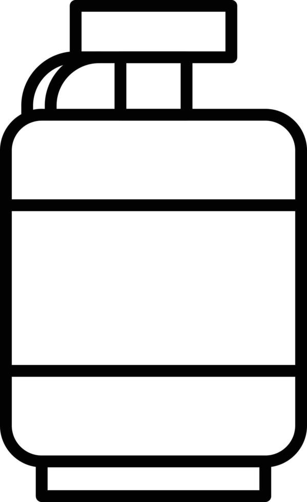 Canteen Outline Icon vector