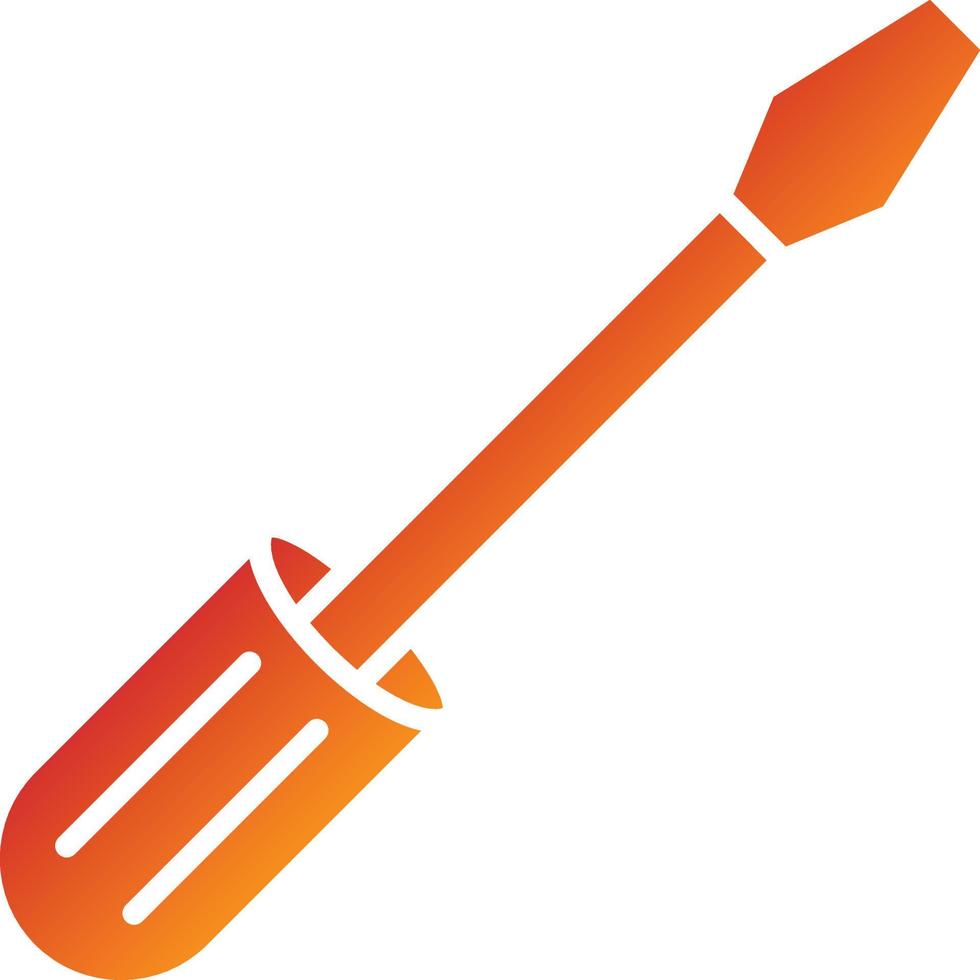 Screw Driver Icon Style vector