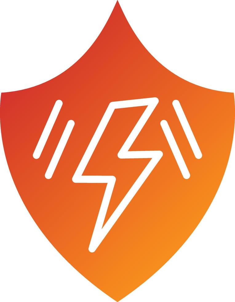 Electricity Protection Icon Style vector