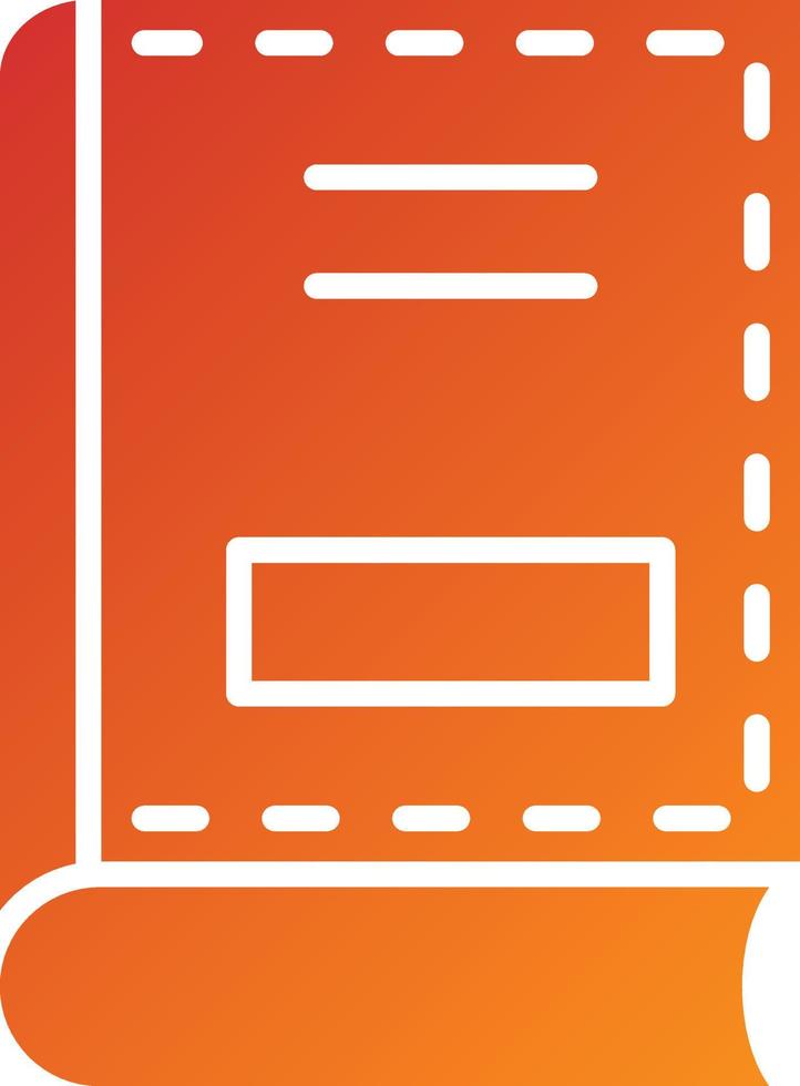 Book Cover Icon Style vector