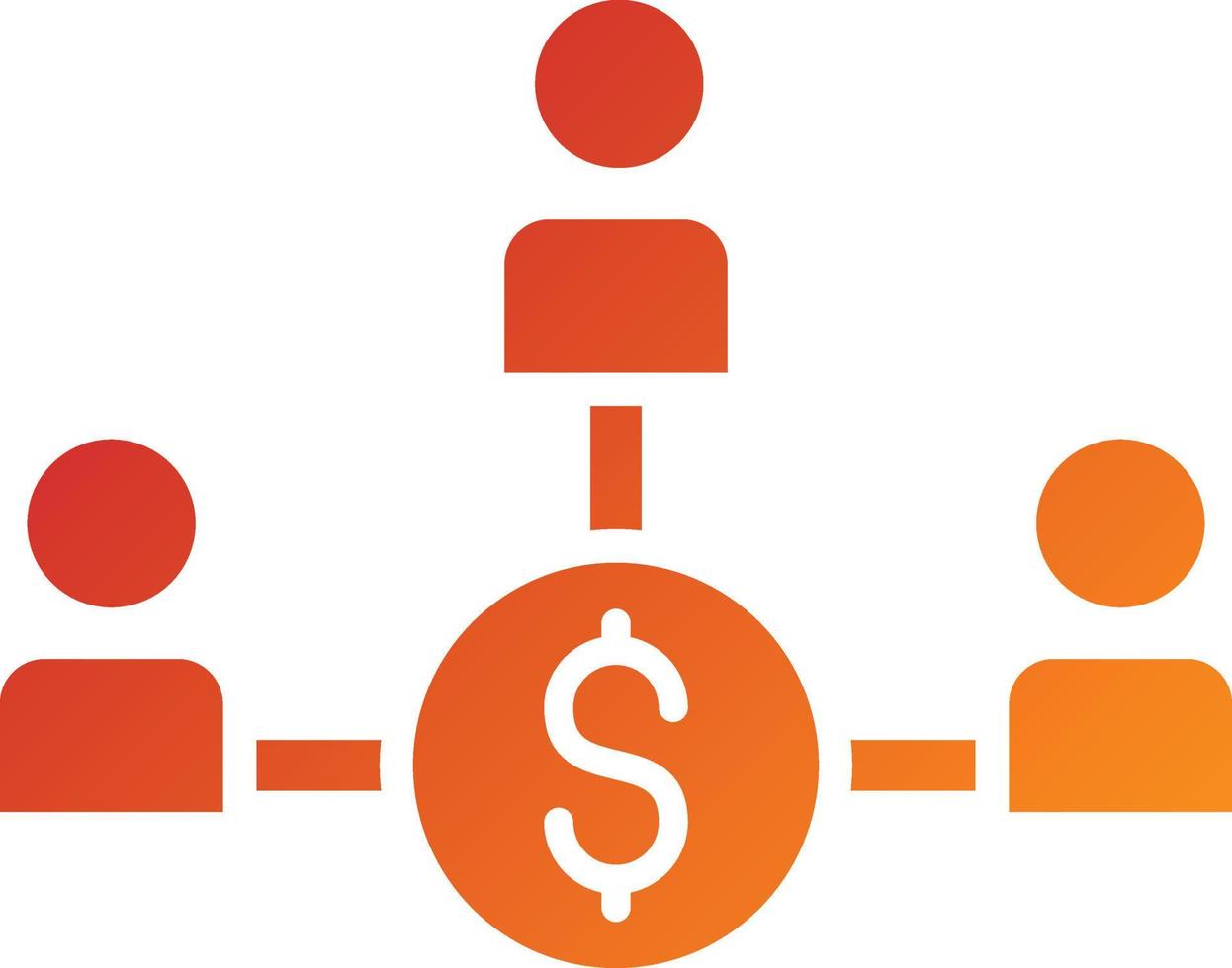 Crowdfunding Icon Style vector
