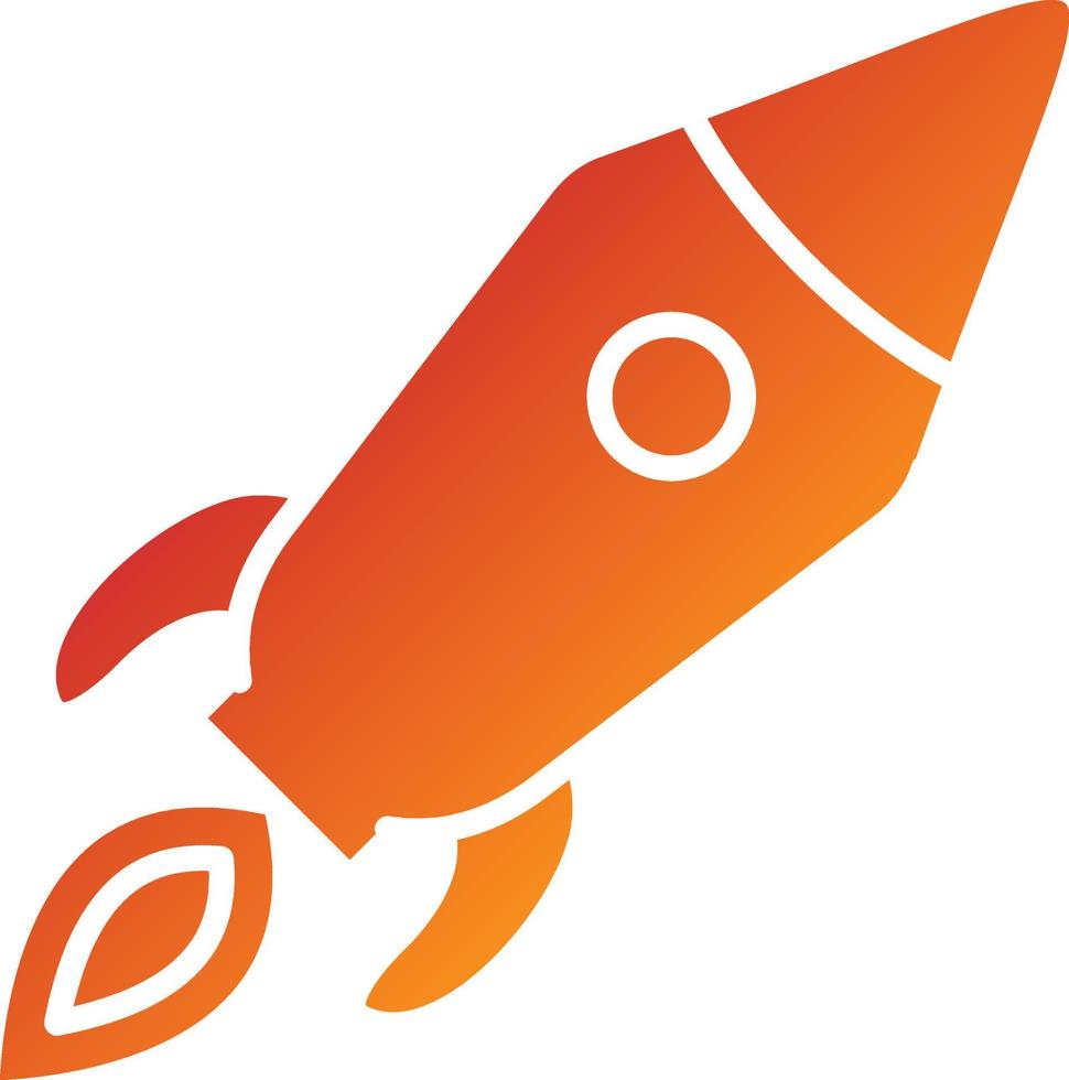 Rocket Icon Style vector