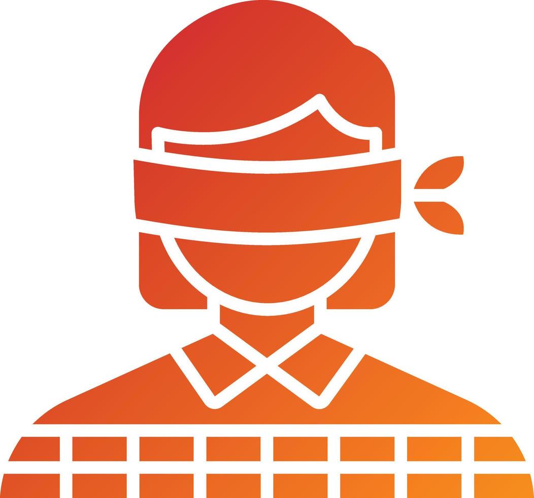 Hostage Icon Style vector