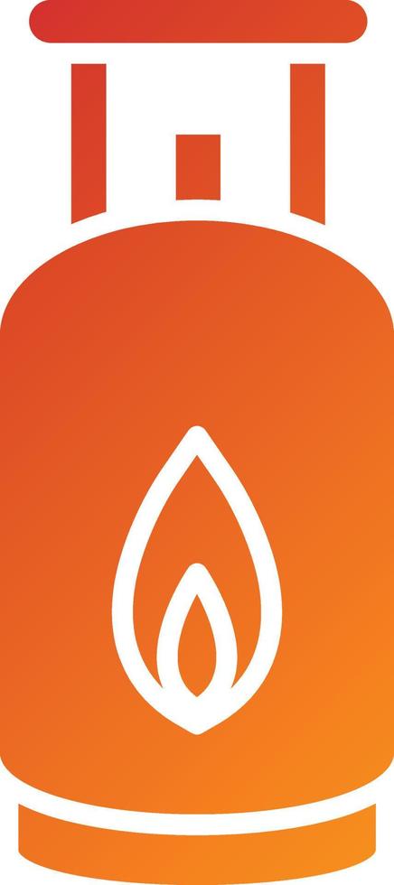 Gas Cylinders Icon Style vector
