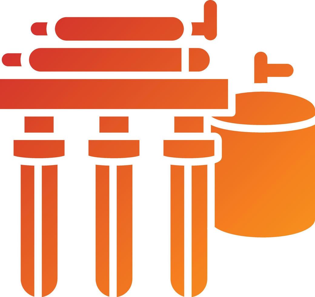 Water Filtration Icon Style vector