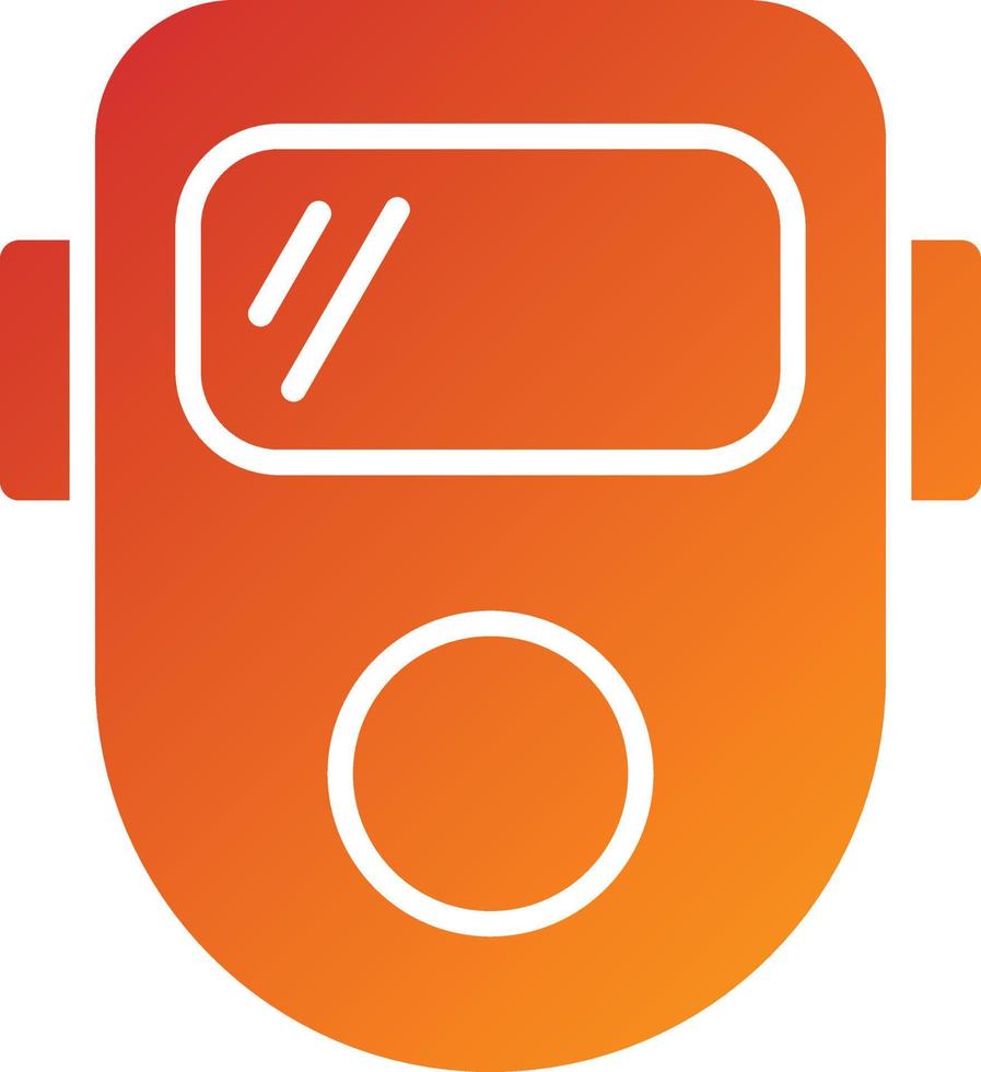 Welding Mask Icon Style vector